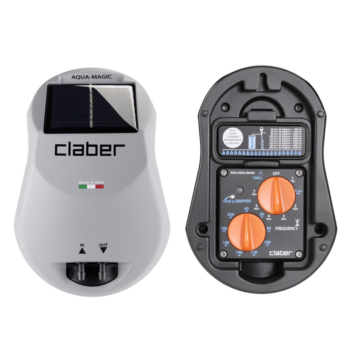 Claber 8063 Aqua Magic Solar Powered Water Timer Kit