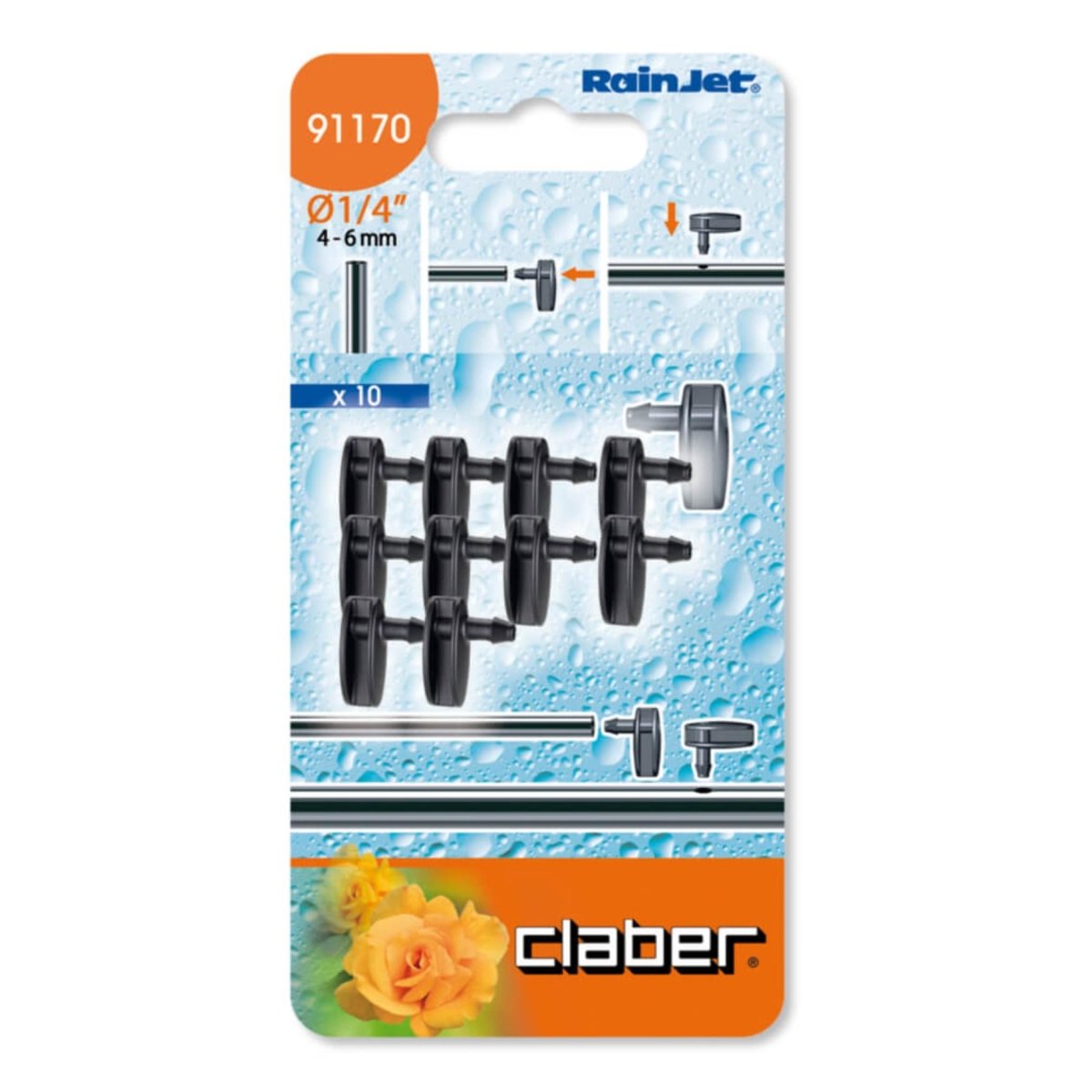 Claber 91170 Hose Pipe Hole Plugs