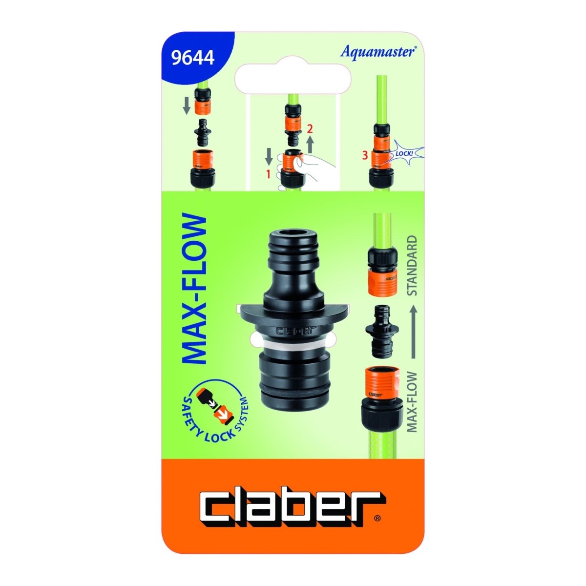 Claber 9644 2-Way Max Flow Connector