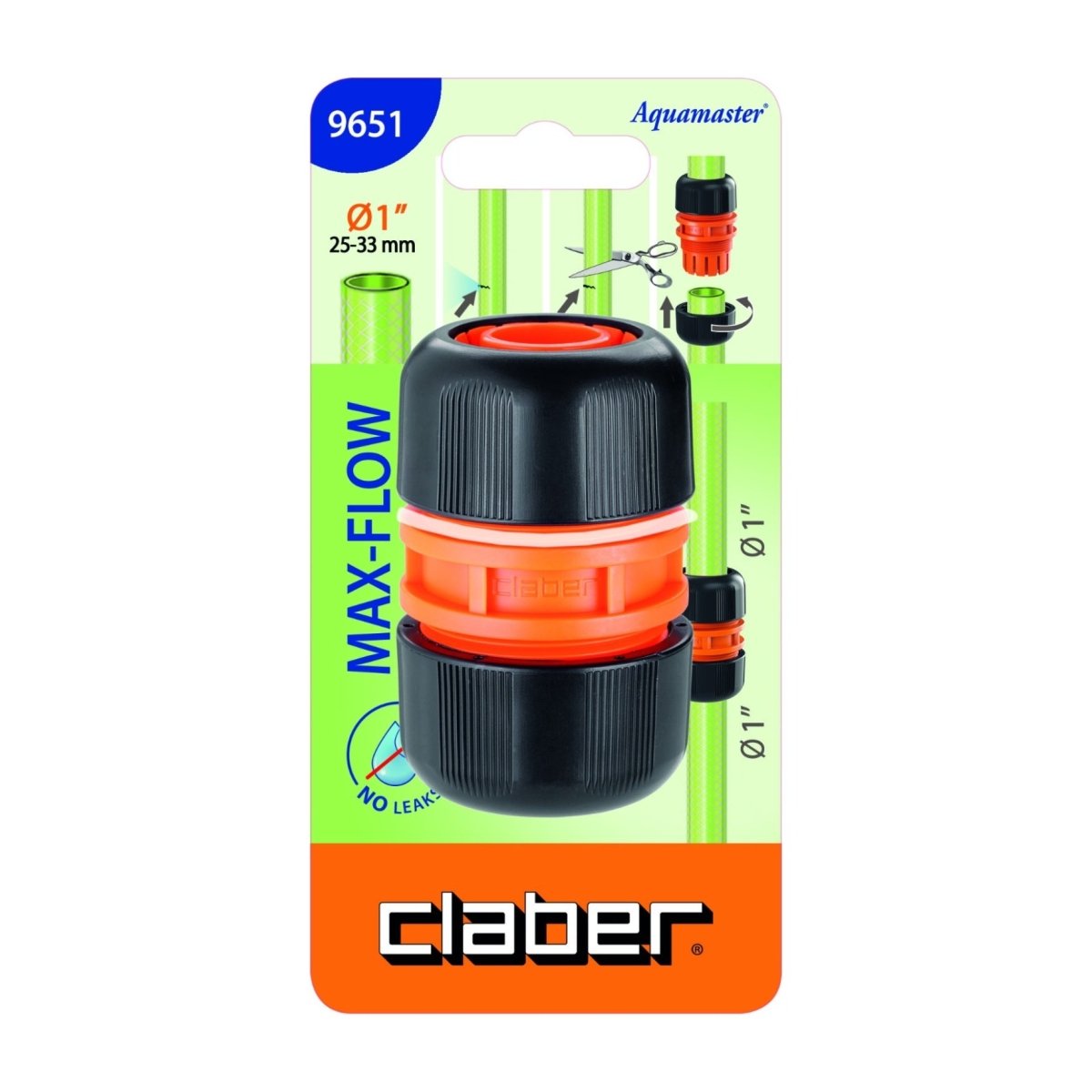 Claber 9651 1-Inch Hose Pipe Mender