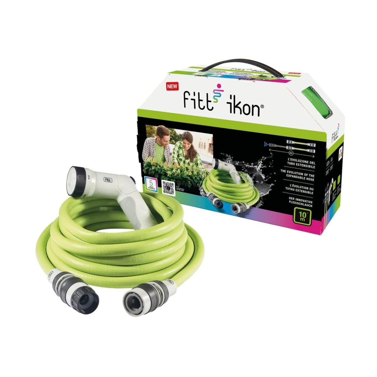 FITT Spa Expandable Hose Pipe Green