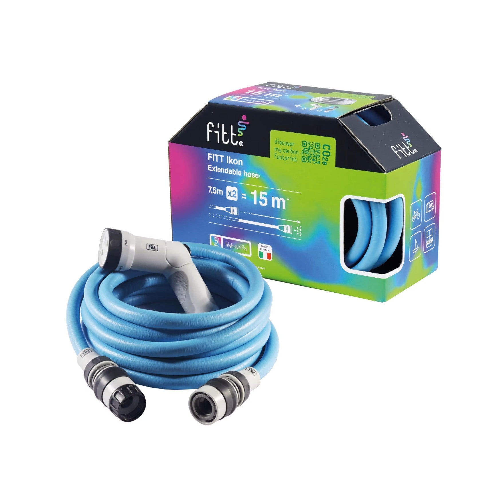 Garden expandable hose pipe