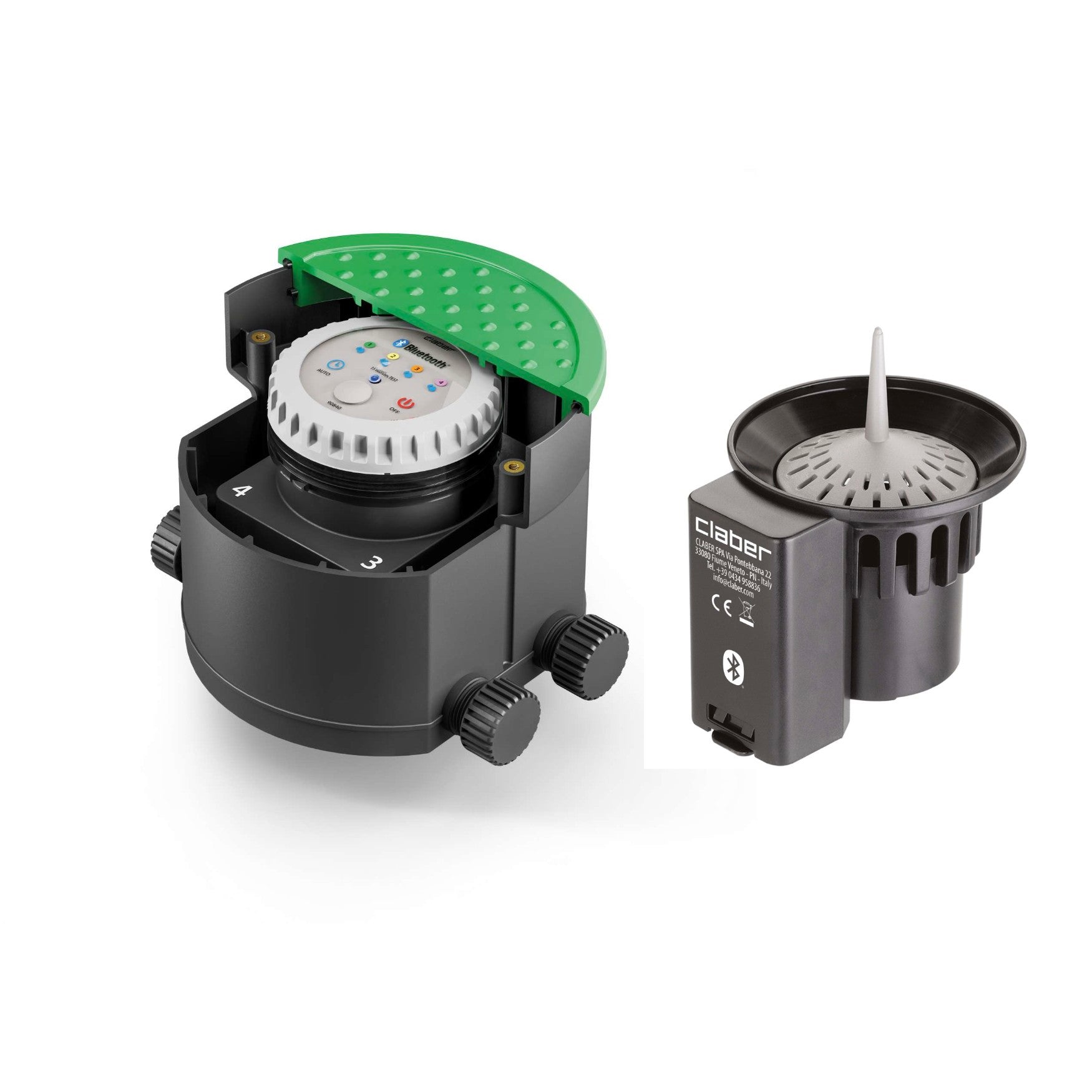 Claber 90840 MyAquaSystem Hydro-4 BT and Rain Sensor