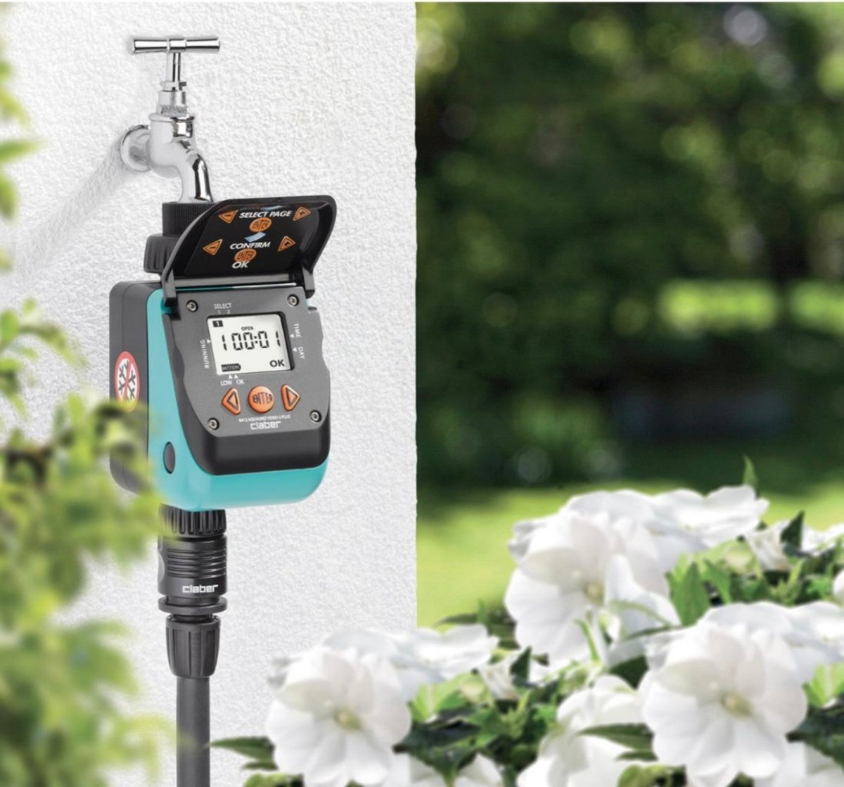Claber 8412 Aquauno Video-2 Plus Water Timer