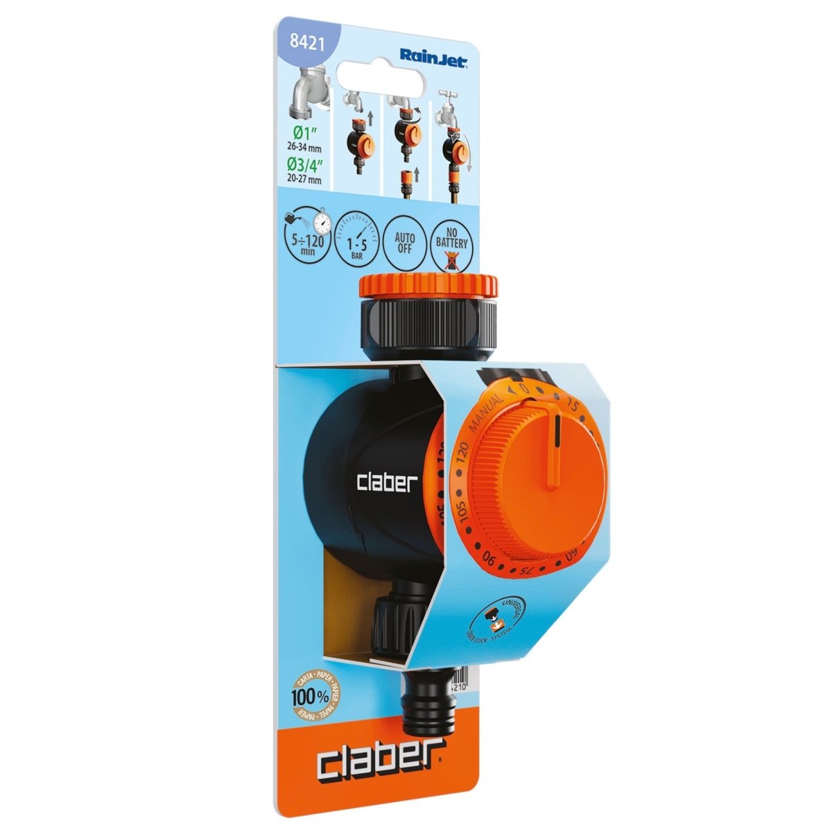 Claber 8421 Mechanical Water Timer