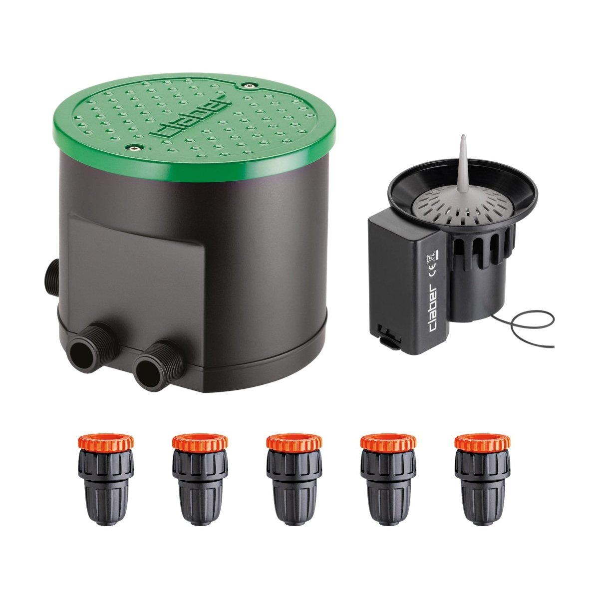 Claber 90829 Hydro-4 Water Timer & Rain Sensor Bundle