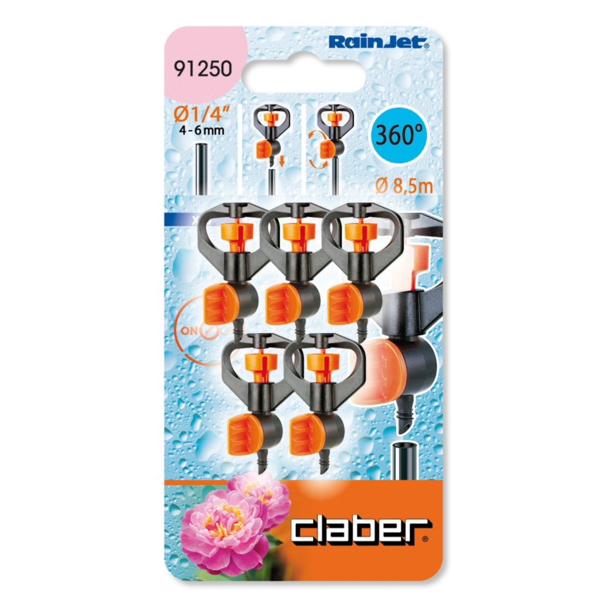 Claber 91250 Adjustable Micro Sprinklers