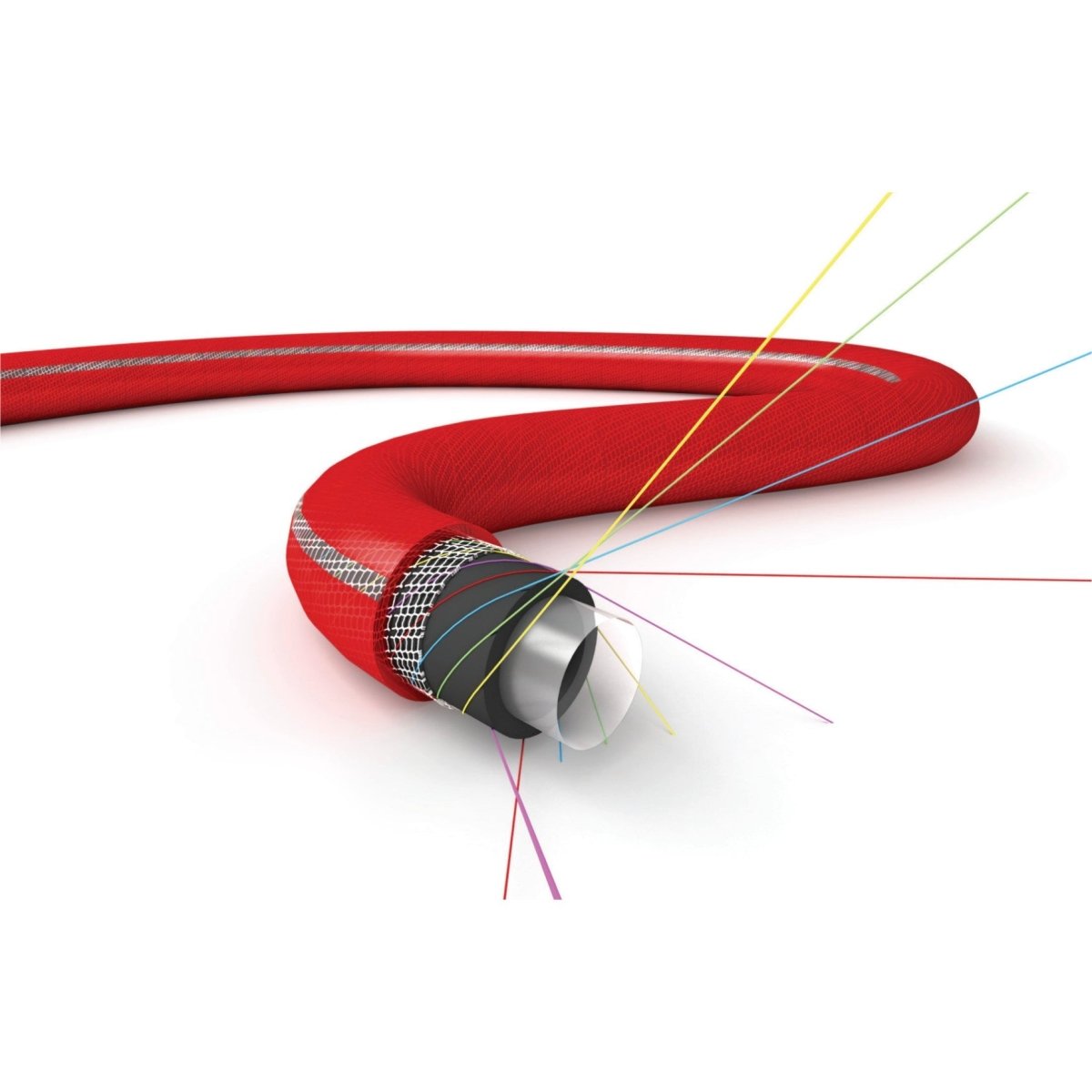 Joy 6-Layer Hose Pipe in Red