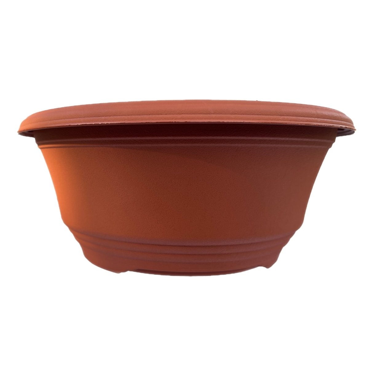 Teku T20 Bulb Bowls 20cm Diameter Plastic Terracotta Colour | Pack of Ten