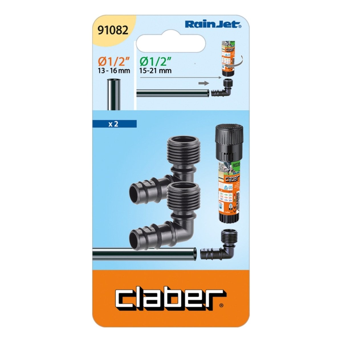 Claber Elbow Sprinkler Connector