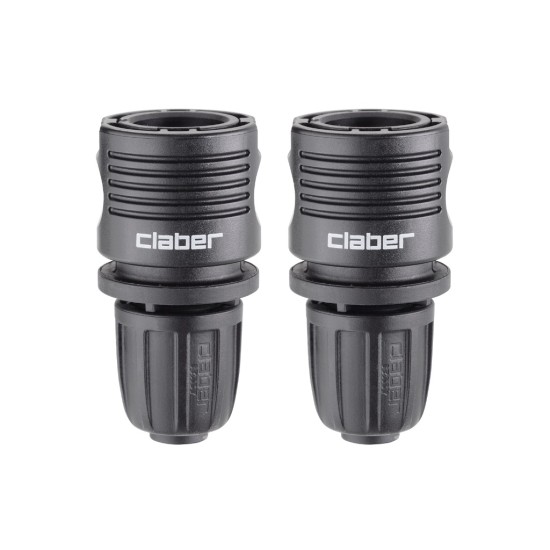 Claber 91009 Quick-Click Coupling |Pack of 2