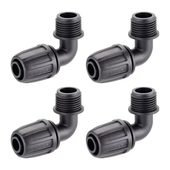 Four Claber 91019 Pop-Up Sprinkler Elbow Connectors Four Claber 91019 Pop-Up Sprinkler Elbow Connectors