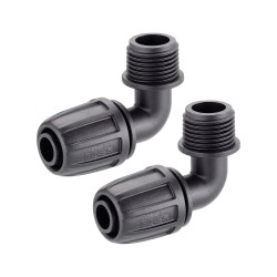 Two Claber 91019  Pop-Up Sprinkler Elbow Connectors Two Claber 91019  Pop-Up Sprinkler Elbow Connectors