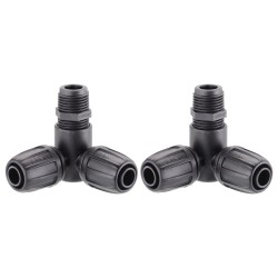 Two Claber 91021 Corner Pop-Up Sprinkler Connectors Two Claber 91021 Corner Pop-Up Sprinkler Connectors