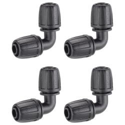 Claber 91025 Hose Pipe Elbow Connectors - pack of 4 Claber 91025 Hose Pipe Elbow Connectors - pack of 4