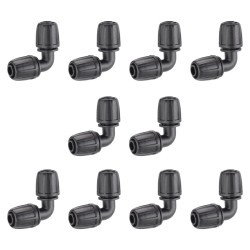 Claber 91025 16mm Hose Pipe Elbow Connectors - pack of 10 Claber 91025 16mm Hose Pipe Elbow Connectors - pack of 10