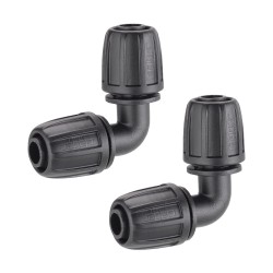 Claber 91025 Hose Pipe Elbow Connectors  x 2 Claber 91025 Hose Pipe Elbow Connectors  x 2