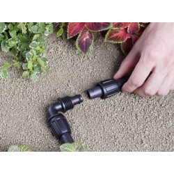 Claber 91025 Hose Pipe Elbow Connectors  x 2