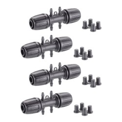 Claber 91027 Connectors with four 1/4-Inch outlets Claber 91027 Connectors with four 1/4-Inch outlets