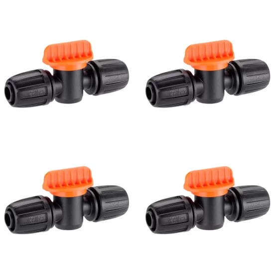 Claber 91033 Hose Pipe Shut-Off Valve x 4 Claber 91033 Hose Pipe Shut-Off Valve x 4