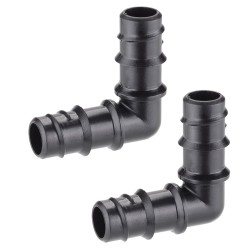 Claber 91081 Elbow Hose Pipe Connectors x 2 Claber 91081 Elbow Hose Pipe Connectors x 2