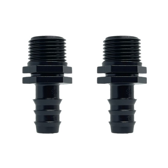 1/2-Inch Threaded Straight Connectors for Pop Up Sprinklers | Pack of 2