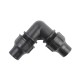 1/2-Inch Threaded Nut Lock Hosepipe Elbow Connectors Pack of 2