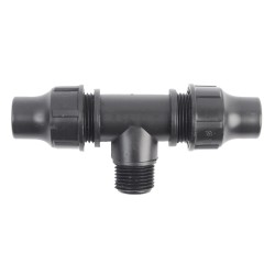 Two Threaded Nut Lock 3-Way Pop-Up Sprinkler Connectors Two Threaded Nut Lock 3-Way Pop-Up Sprinkler Connectors