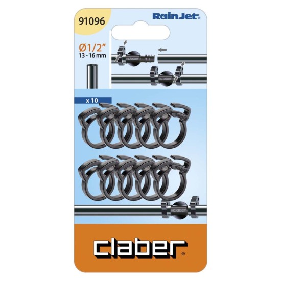 Claber 91096 Tube Clamps