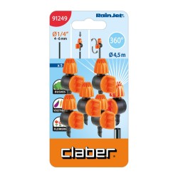 Claber 91249 Adjustable Micro Sprinklers 360 degrees