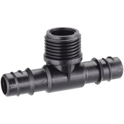 Claber 91072 Threaded 3-way Connector Claber 91072 Threaded 3-way Connector