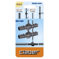 Claber 91073  Drip Irrigation Connectors  Claber 91073  Drip Irrigation Connectors