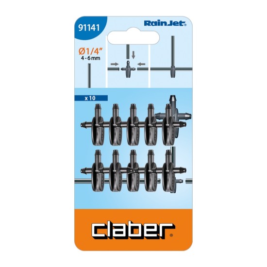 Claber 91141 Tee Coupling
