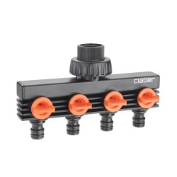 Claber 8580 Four-Way Tap Connector Claber 8580 Four-Way Tap Connector