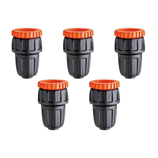 Claber 91013 Threaded Tap Connectors x 5 Claber 91013 Threaded Tap Connectors x 5