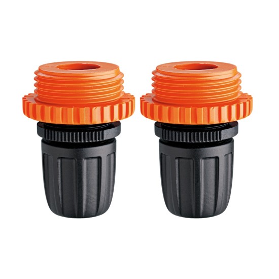 Claber 91015 Male Threaded Hose Pipe Connector x 2