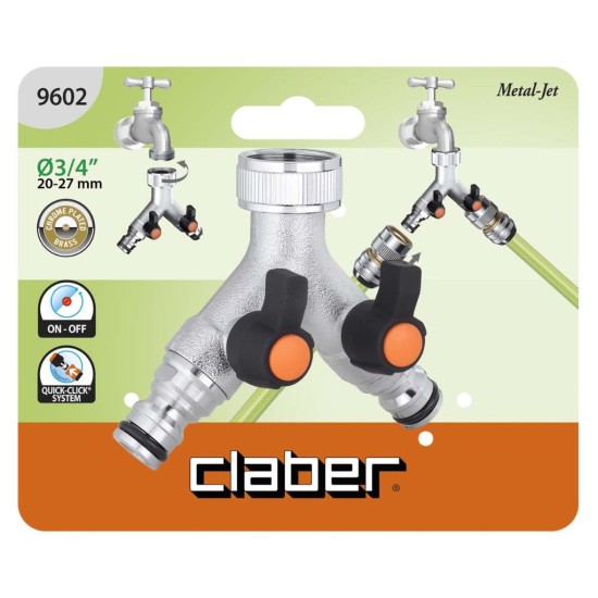 Claber 9602 Metal Tap Connector