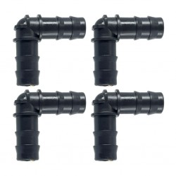 Our Brand of Hose Pipe Elbow Connectors x 4 Our Brand of Hose Pipe Elbow Connectors x 4