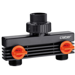 Claber 8589 Two-way Tap Connector