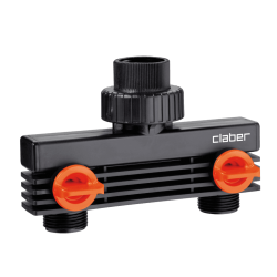 Claber 8589 Two-way Tap Connector Claber 8589 Two-way Tap Connector