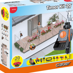 Claber 90766 Timer Drip Kit 20 Logica Claber 90766 Timer Drip Kit 20 Logica